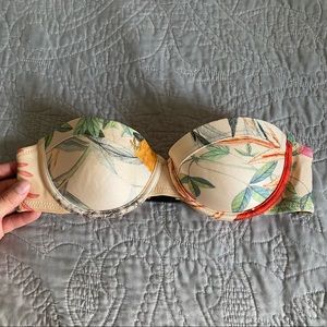 Triangl Floral Bikini Top